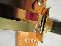 Custom Handmade Knife. Ray Beers Dagger c. 1980s. Unused. Excellent++