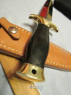 Custom Handmade Knife. Ray Beers Dagger c. 1980s. Unused. Excellent++