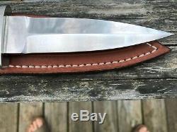 Custom Handmade RON GASTON Woodruff South Carolina Dagger Fighting Knife