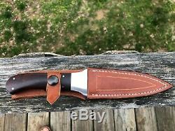 Custom Handmade RON GASTON Woodruff South Carolina Dagger Fighting Knife