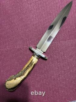 Custom Handmade Stag Dagger By Super Smith Jim Lofgreen. This Is A Monster Knife