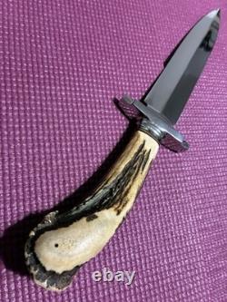 Custom Handmade Stag Dagger By Super Smith Jim Lofgreen. This Is A Monster Knife