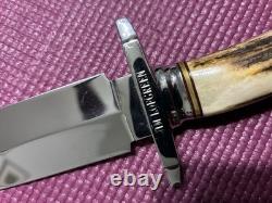 Custom Handmade Stag Dagger By Super Smith Jim Lofgreen. This Is A Monster Knife