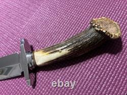 Custom Handmade Stag Dagger By Super Smith Jim Lofgreen. This Is A Monster Knife