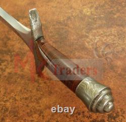 Custom Handmade Sword 22 D 2 Steel Blade Hunting Dagger Sword