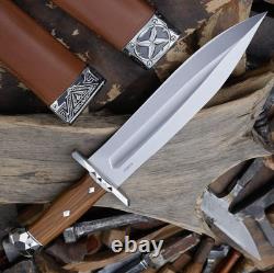 Custom Handmade Tactical Dagger Knife Full Tang For Outdoor & Hunting
