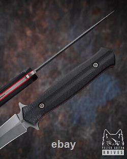 Custom Handmade Tactical Knife Dagger Herdagg 1 Vanadis 4e G10 Ak