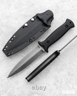Custom Handmade Tactical Knife Dagger Inquizitor G10 Lkw