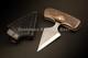 Custom Made 12c27 Steel Training/combat Dagger Double Edged Withstag Horn Grip