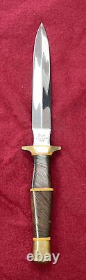 Custom Made BUCK Commando Dagger USA 1982 with Letter signed by Chuck Buck