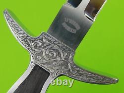 Custom Made Dick Atkinson Arkansas Toothpick Dagger Fighting Knife with Letter