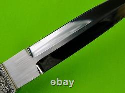 Custom Made Dick Atkinson Arkansas Toothpick Dagger Fighting Knife with Letter