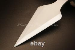 Custom Made Forged 5160 Spring Steel Dagger For Survival & Defense with Stag Grip