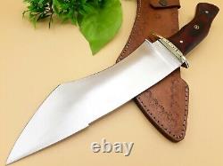 Custom Made Hunting Mssive Fuller Combat Dagger Knife Micarta Grip & Sheath