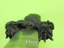 Custom Made JIM FERGUSON Large Fighting Hunting Damascus Carved Knife Dagger