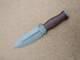 Custom Hand Made Rail Road Steel Dagger Blade Camping Survival Hunting Knife. A12