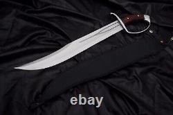 D-Guard Hunting Bowie-large Handmade knife-Dagger-Forged-Combat-tactical knife