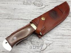 D2 Sharp Custom Massive Fuller Combat Dagger Bowie Knife Micarta Handle & Sheath