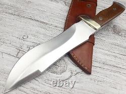 D2 Steel Sharp Custom Massive Fuller Combat Dagger Knife Micarta Handle & Sheath