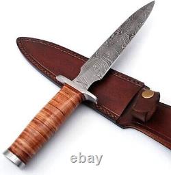 D2 steel toothpick Arkansas double edge handmade dagger survival hunting knife