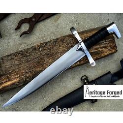 DAGGER/12 inches Long Blade hand forged Dagger/Hunting, camping, tactical, survival