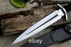 DAGGER/12 inches Long Blade hand forged Dagger/Hunting, camping, tactical, survival