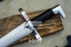 DAGGER/12 inches Long Blade hand forged Dagger/Hunting, camping, tactical, survival