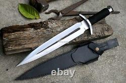 DAGGER/12 inches Long Blade hand forged Dagger/Hunting, camping, tactical, survival