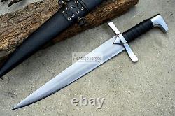 DAGGER/12 inches Long Blade hand forged Dagger/Hunting, camping, tactical, survival