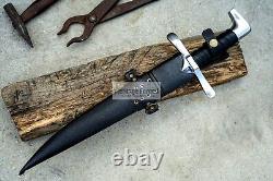 DAGGER/12 inches Long Blade hand forged Dagger/Hunting, camping, tactical, survival