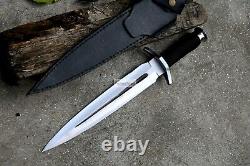 DAGGER/12 inches Long Blade hand forged Dagger/Hunting, camping, tactical, survival