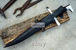 DAGGER/12 inches Long Blade hand forged Dagger/Hunting, camping, tactical, survival