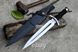 DAGGER/12 inches Long Blade hand forged Dagger/Hunting, camping, tactical, survival