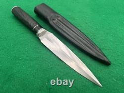 DEL RASO DAGGER 11-3/8Custom MUSEUM QUALITY Scarce FIGHTER with CASE