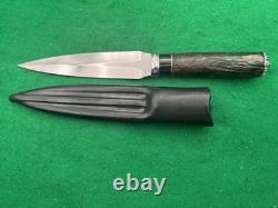 DEL RASO DAGGER 11-3/8Custom MUSEUM QUALITY Scarce FIGHTER with CASE