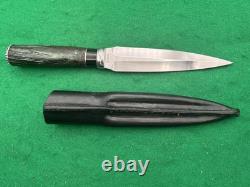 DEL RASO DAGGER 11-3/8Custom MUSEUM QUALITY Scarce FIGHTER with CASE
