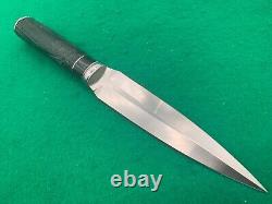 DEL RASO DAGGER 11-3/8Custom tapered TANG Scarce FIGHTER with CASE