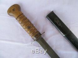 DUTCH BOOT KNIFE Original Nederland Fighting Dagger Blade with Scabbard Sheath