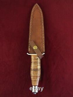 Dagger Custom Handmade Dagger Knife Boot Knife Dual Edge Balanced Dagger Knife
