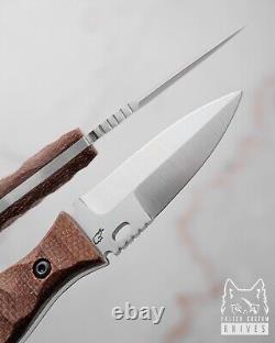 Dagger Edc Tactical Knife Abelha 1 Micarta O2 Rato Knives