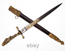 Dagger Russian Empire Zlatoust Cossack Nicholas II 1888 Sword knife saber 863