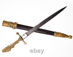 Dagger Russian Empire Zlatoust Cossack Nicholas II 1888 Sword knife saber 863