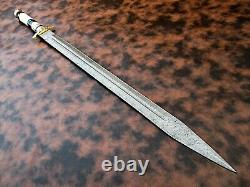 Damascus Custom Handmade Bravo/fighting/combat/survival/sword Knife 32overall