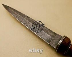 Damascus Steel Dagger Knife Roman Gladiator Battle Ready Legion Combat Dagger