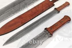 Damascus Steel Gladius Gladitor Dagger Roman Sword Dagger Survival Blade Gift