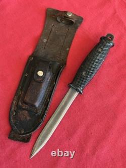 Desert Storm Custom Dagger Bayonet Grip & Vintage Jet Pilot Sheath