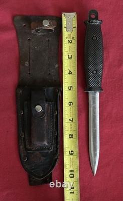 Desert Storm Custom Dagger Bayonet Grip & Vintage Jet Pilot Sheath