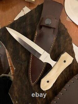 Doc Holliday Dagger Bone Handle Knife Ijk Knives Old West 440 Stainless Steel