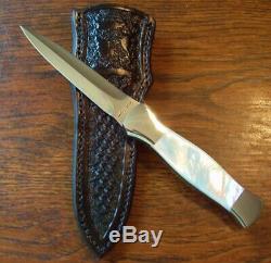Don Losier Custom Dagger Genuine Mother Of Pearl Fighter Boot Knife Knive