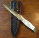 Don Losier Custom Dagger Genuine Mother Of Pearl Fighter Boot Knife Knive